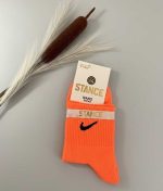 جوراب نایک نارنجی نئونی
