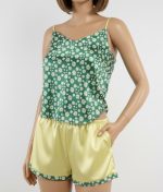 تاپ و شلوارک زنانه ساتن