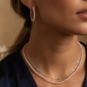 ست گردنبند و گوشواره مروارید