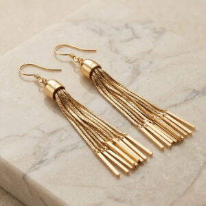 گوشواره آویز زنانه آبشاری