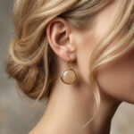 گوشواره آویز زنانه رزین