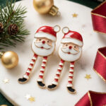 گوشواره کریسمسی طرح بابانوئل