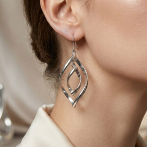 گوشواره زنانه طرح اشکی