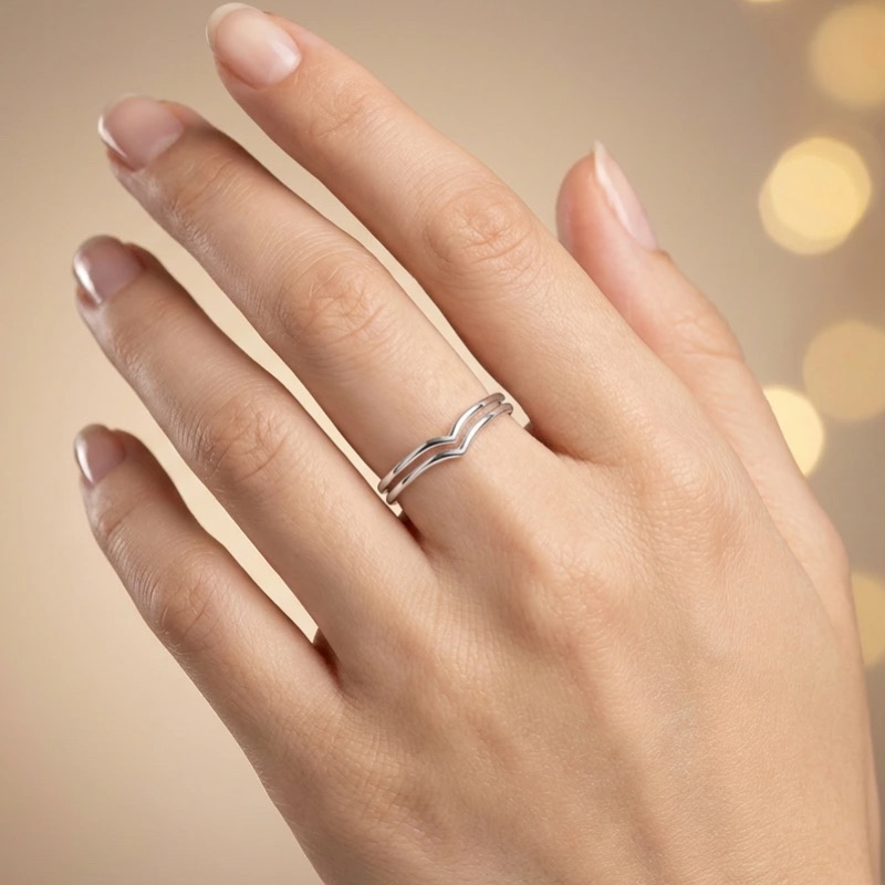 انگشتر زنانه هفتی دنیل مینیمال