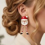 گوشواره کریسمسی طرح بابانوئل