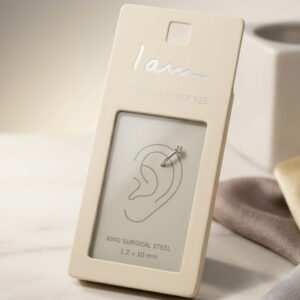 ایرکاف نقره طرح نگین دار