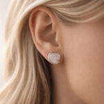 گوشواره میخی زنانه رزین