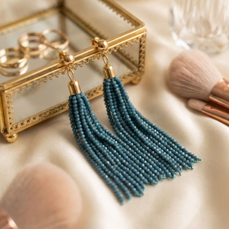 گوشواره آویز زنانه آبشاری