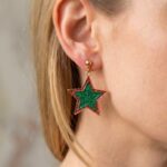 گوشواره زنانه ستاره کریسمسی
