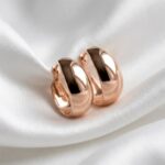 گوشواره حلقه ای زنانه طلایی