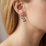 گوشواره میخی زنانه گندمی استیل