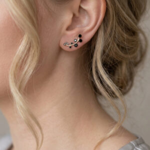 گوشواره میخی زنانه گندمی طلایی