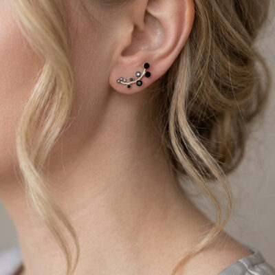 گوشواره میخی زنانه گندمی طلایی