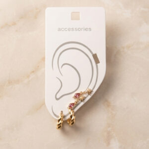 پک گوشواره حلقه ای زنانه