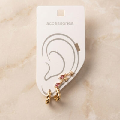 پک گوشواره حلقه ای زنانه