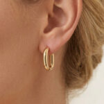 گوشواره زنانه طرح هوپ نعل