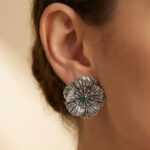 گوشواره زنانه طرح گل کد 127