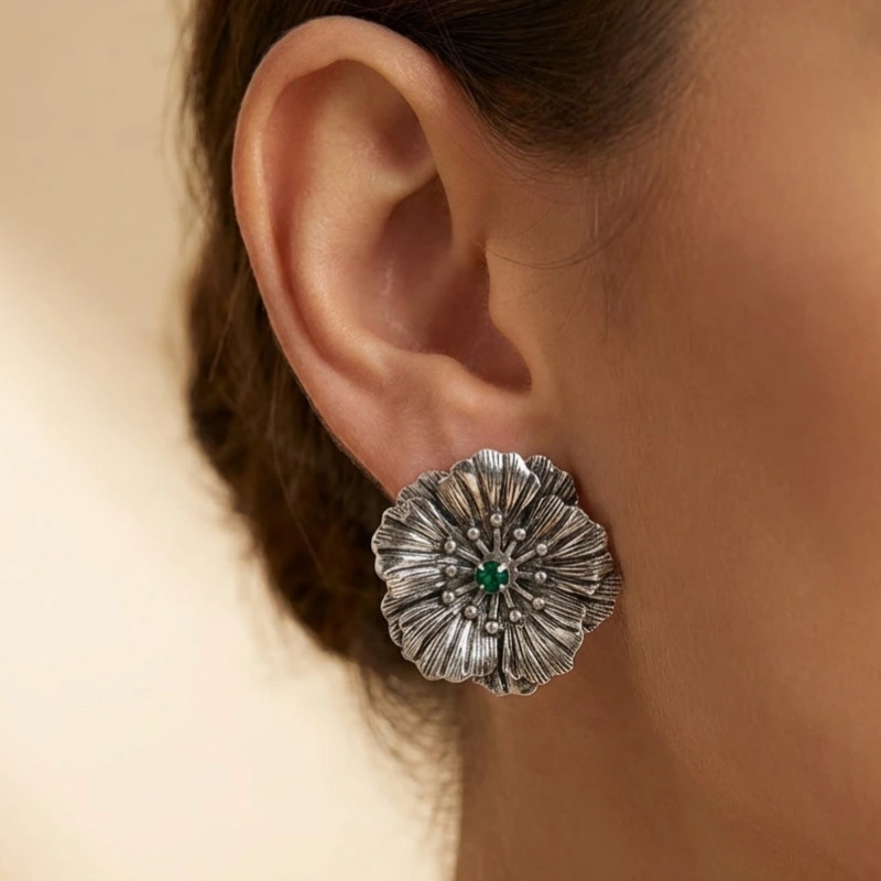 گوشواره زنانه طرح گل کد 127