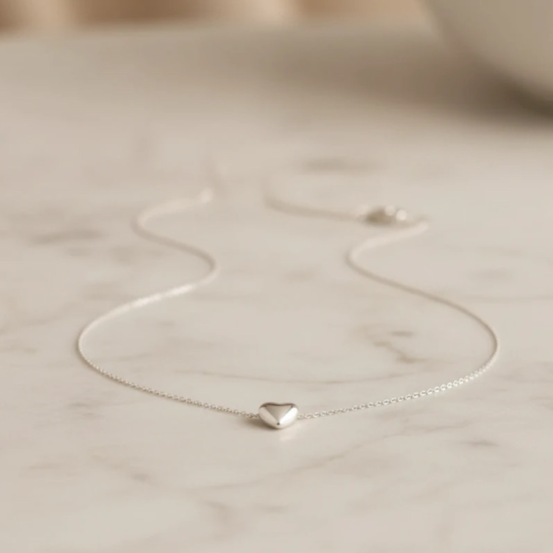 گردنبند زنانه طرح قلب