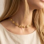 گردنبند زنانه مدل خورشید