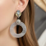 گوشواره زنانه مجلسی رزین