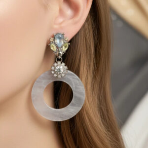 گوشواره زنانه مجلسی رزین