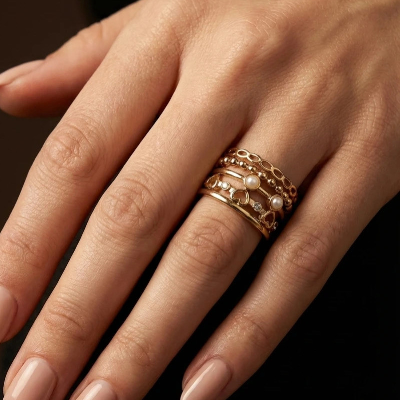 انگشتر زنانه پورتفینو پنج لاین