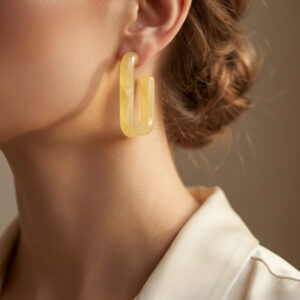 گوشواره زنانه رزین