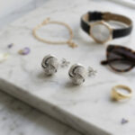 گوشواره میخی زنانه طرح گره