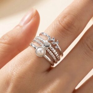 انگشتر زنانه پورتفینو چهار لاین